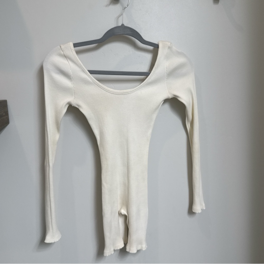 Cream Butt Lifting Bodysuit